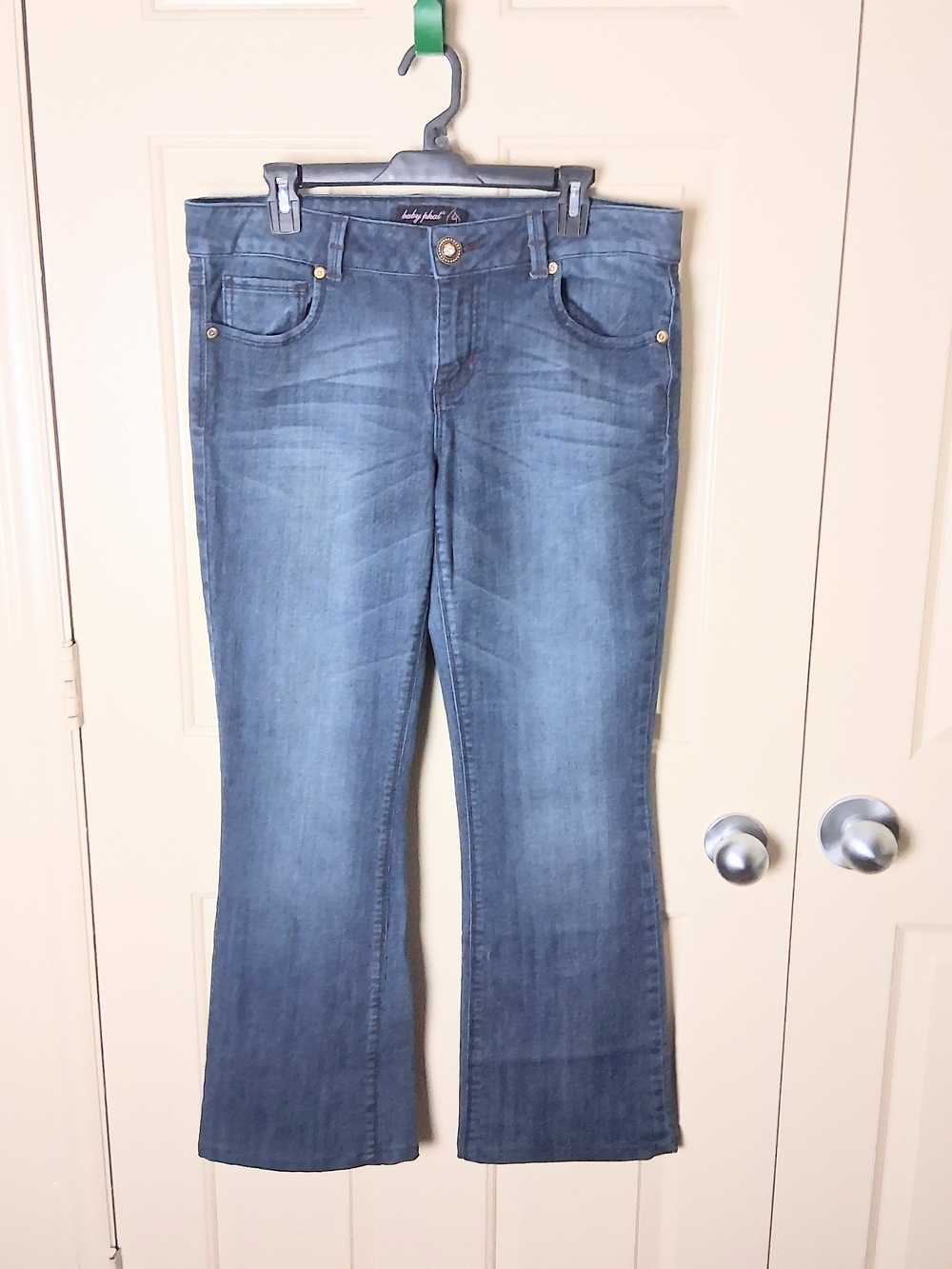Baby Phat Vintage Y2K Bootcut Denim Jeans Size 11 Juniors Women